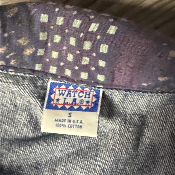 Vintage Stylish Denim Vest Boho cottage core small - Picture 3 of 3